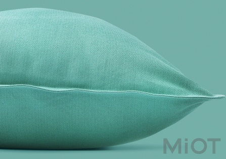 Подушка Tonight Cotton Pillows Turquoise 45*45 cм